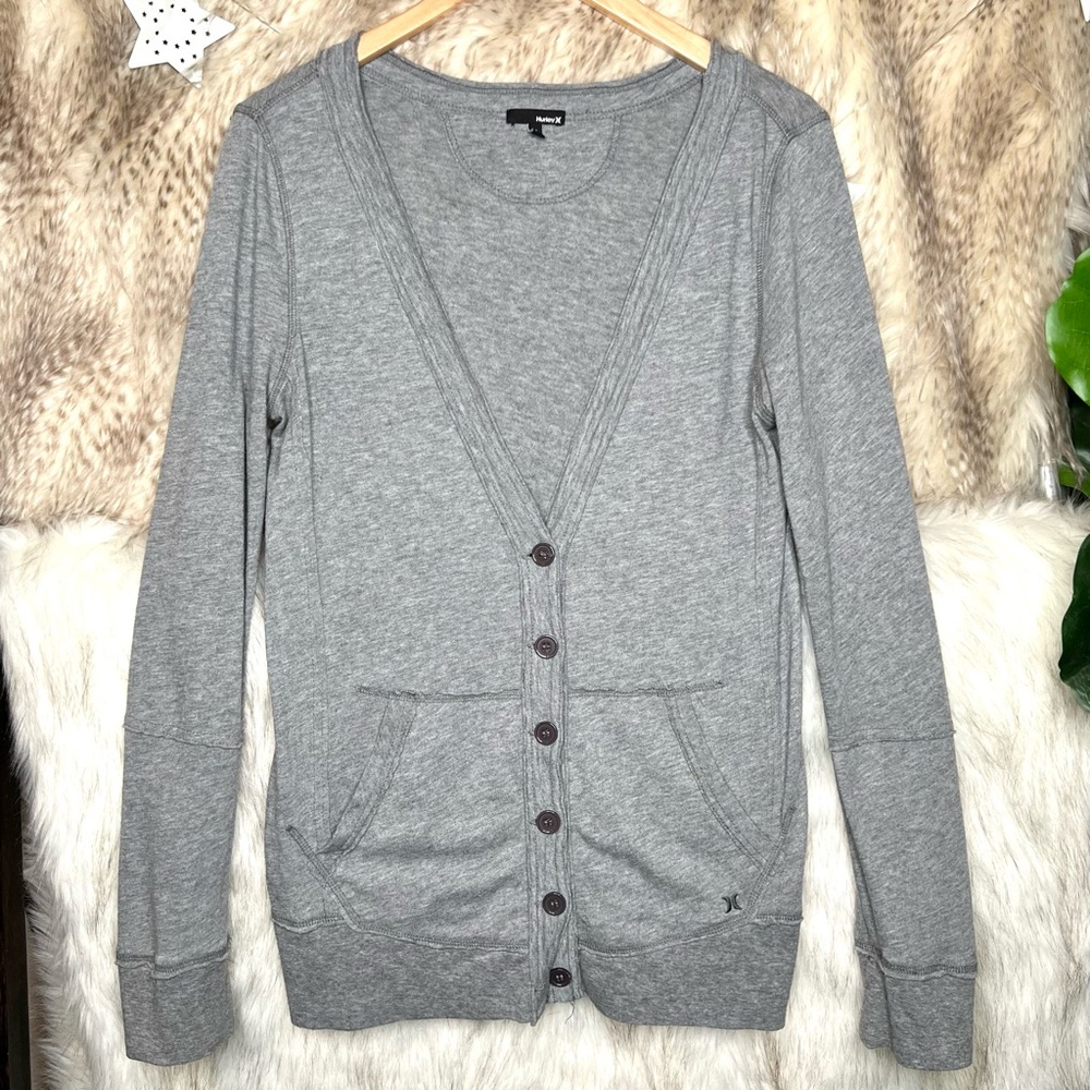 Hurley Grey Cardigan